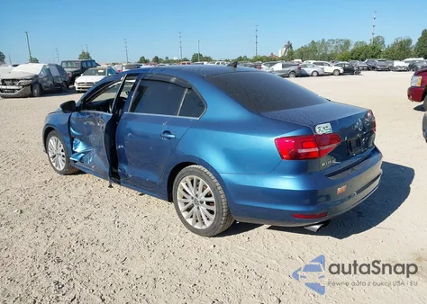 2015 Volkswagen Jetta 1.8T Se from USA, damaged, VIN 3VWD17AJ0FM326396